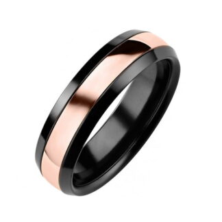 Kohinoor, Kohinoor Duetto kihlasormus, musta zirkonium punakultaraidalla