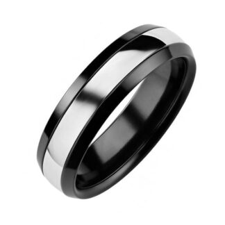 Kohinoor, Kohinoor Duetto kihlasormus, musta zirkonium valkokultaraidalla