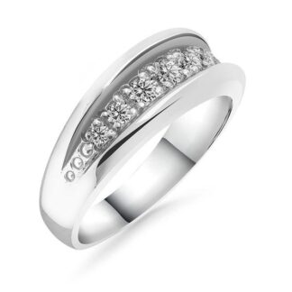 Silván, Silván timanttisormus 0,27ct, 14K valkokultaa, vihkisormukset