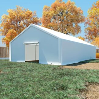 vidaXL Varastoteltta PE 6x12 m valkoinen