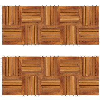 Terassilaatat pystykuviolla 30 x 30 cm Akaasia 20 Sarja