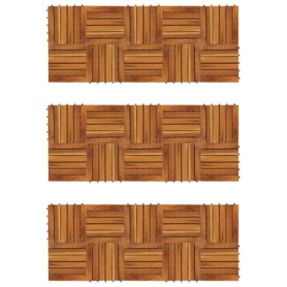 Terassilaatat pystykuviolla 30 x 30 cm Akaasia 30 Sarja