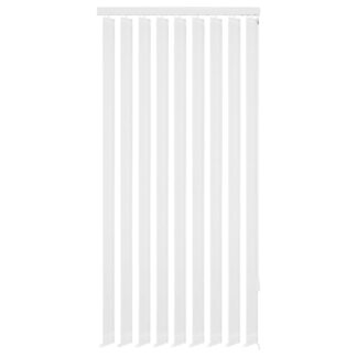 vidaXL Pystykaihtimet Valkoinen Kangas 120x180 cm