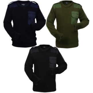 vidaXL Miesten XXL-koon Työ Villapaita 3kpl Laivaston/Armejan Vihreä/Musta