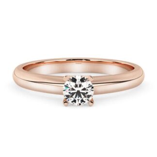 Silván, Silván timanttisormus 0,30ct, 14K rosekultaa, vihkisormukset