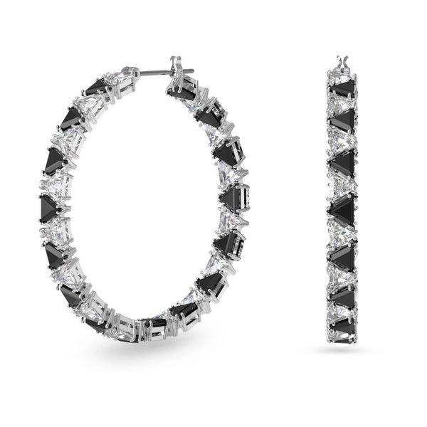 Swarovski, Swarovski Millenia korvakorut kirkkailla ja mustilla kristalleilla, 5616911