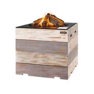 Cocoon Nice & Nasty -takka sivupöydillä ja säiliöllä - tiikki ja musta