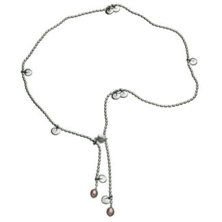 Kalevala, Kalevala Vanamo kaulakoru, hopea, vaaleanpunaisella helmellä, Modern