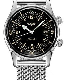 Longines, Longines L3.774.4.50.6 Legend diver rannekello
