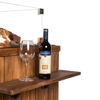 Sivupöytä suorakaiteen ja neliönmuotoisiin Cocoon-takkoihin - tiikki