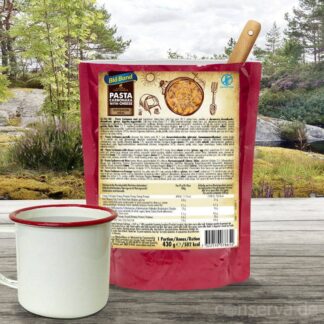 Valmis Pasta Carbonara Parmesaanilla