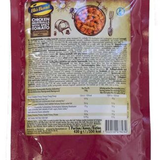 Valmis Kananlihapullia mausteisessa tomaattikastikeessa