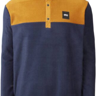 Mathew 1/4 Fleece Sininen / Keltainen XL