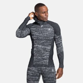 The Blackcomb ECO long sleeve with facemask Musta XXL