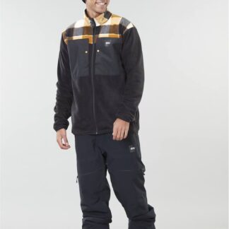 Artim Zip Fleece Musta / Ruskea XL