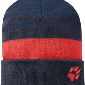 Stripy Knit Cap Kids Night blue M