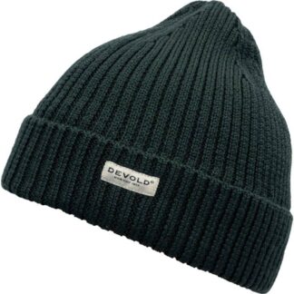 Skolma Beanie Tummanvihreä