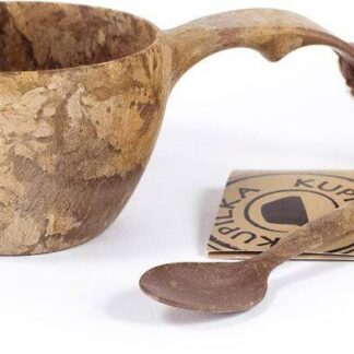 Kuksa 21 + Lusikka Ruskea