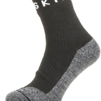 Warm Weather Soft Touch Ankle Length Sock Musta / Harmaa XL