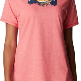 Women's Sun Trek Graph II Tee Punainen L