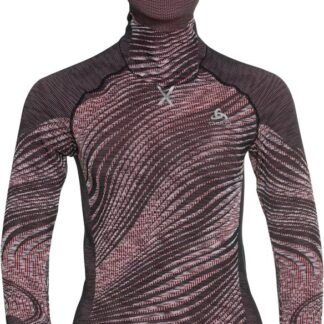 Women's The Blackcomb ECO long sleeve with facemask Vaaleanpunainen XL