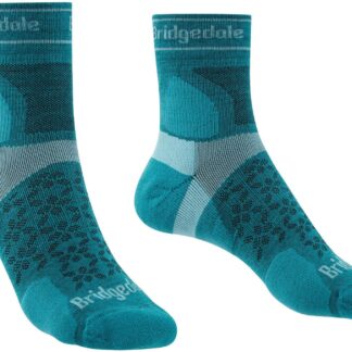 W UL T2 MerinoSport 3/4 Teal L