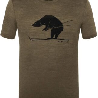 Men's Skiing Bear Tee Oliivi S