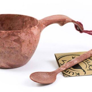 Kuksa 21 + Lusikka Punainen