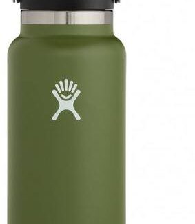 32 Oz Wide Mouth, Flex Cap 2.0 Oliivi
