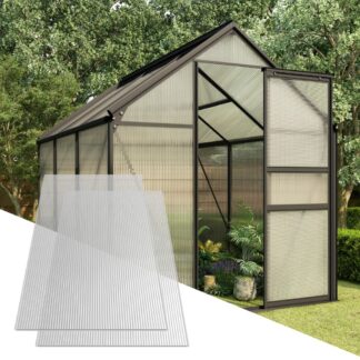 vidaXL Polykarbonaattilevyt 5 kpl 4,5 mm 150x65 cm