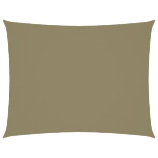 vidaXL Aurinkopurje Oxford-kangas suorakaide 4x5 m beige