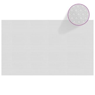 vidaXL Kelluva uima-altaan PE-aurinkoenergiakalvo 1000x600 cm harmaa