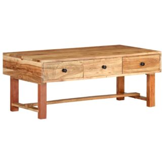 vidaXL Sohvapöytä 100x50x40 cm täysi akaasiapuu