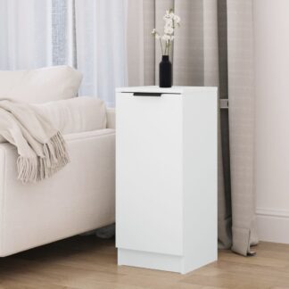 vidaXL Senkki valkoinen 30x30x70 cm tekninen puu