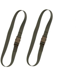 Pack straps, SR buckle, 2 pcs, 80 cm, green