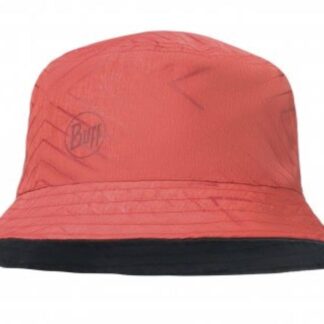 Travel Bucket Hat Red-Black M/L