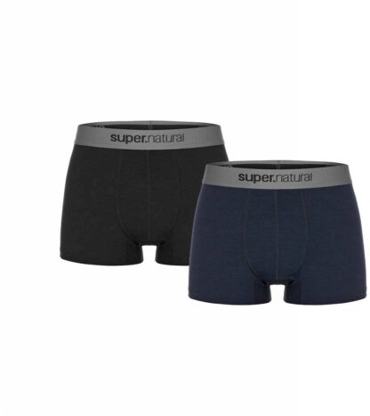 Base Boxer 2-pack Musta / Sininen S
