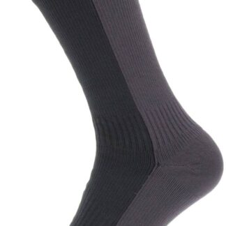 Waterproof Cold Mid Length Sock Musta / Harmaa S