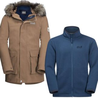 B Elk Island 3in1 Parka Ruskea 164