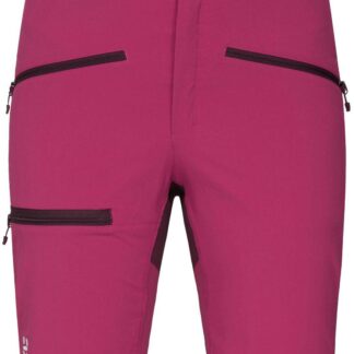 Mid Slim Shorts Women Dark Pink 46