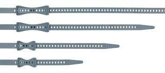 Stretchlock Strap Set 4 pcs Harmaa