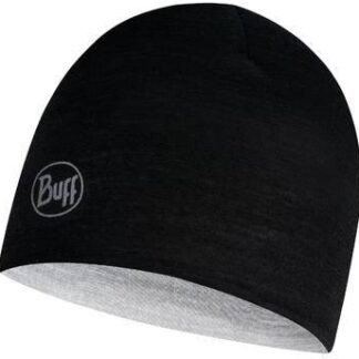 Lightweight Merino Jr Reversible Hat Musta / Harmaa