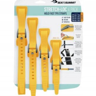 Stretchlock Strap Set 4 pcs Keltainen