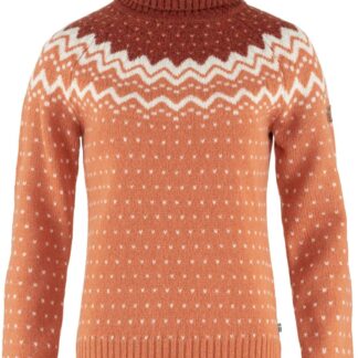 Women's Övik Knit Roll Neck Desert Brown - Autumn Leaf XL