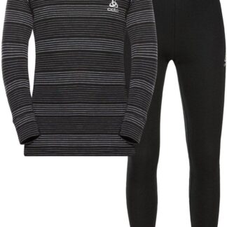Active Warm Kids Set Musta / Harmaa 164