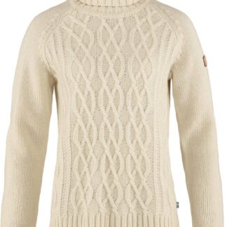 Women's Övik Cable Knit Roll Neck Chalk XL