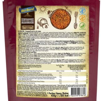 Valmis Stroganoff Riisillä Ja Sienillä