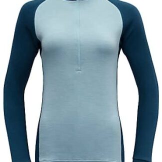 Expedition Lady Zip Neck Tumman Sininen/Sinin XS