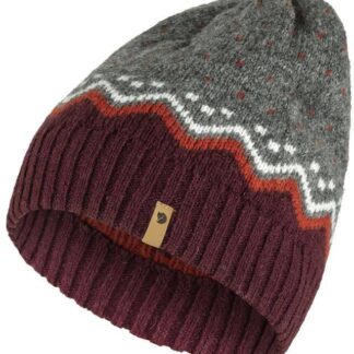 Övik Knit Hat Tummanpunainen