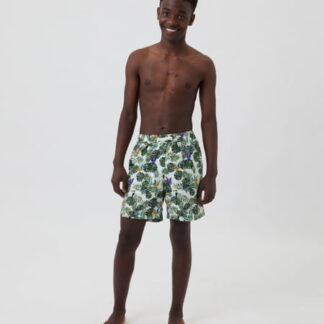 Borg Print Swim Shorts